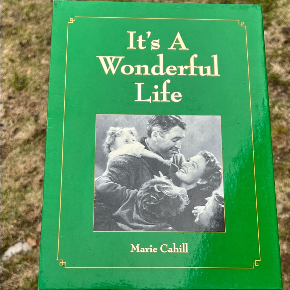 "It's A Wonderful Life" & “Miracle On 34th Street” Decorative Double Book Box